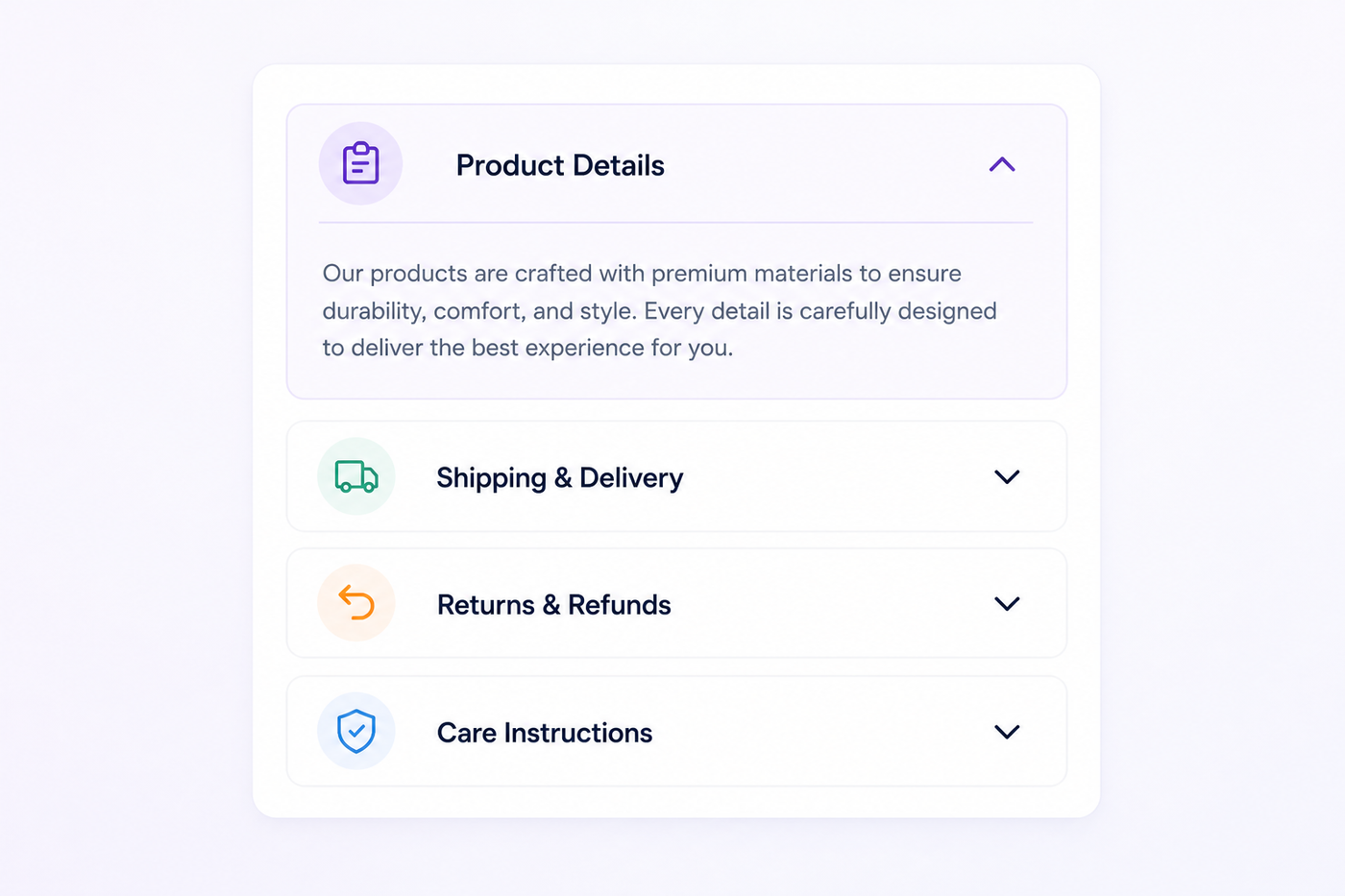 Smart Product Details Tabs