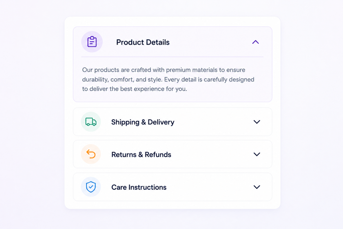 Smart Product Details Tabs
